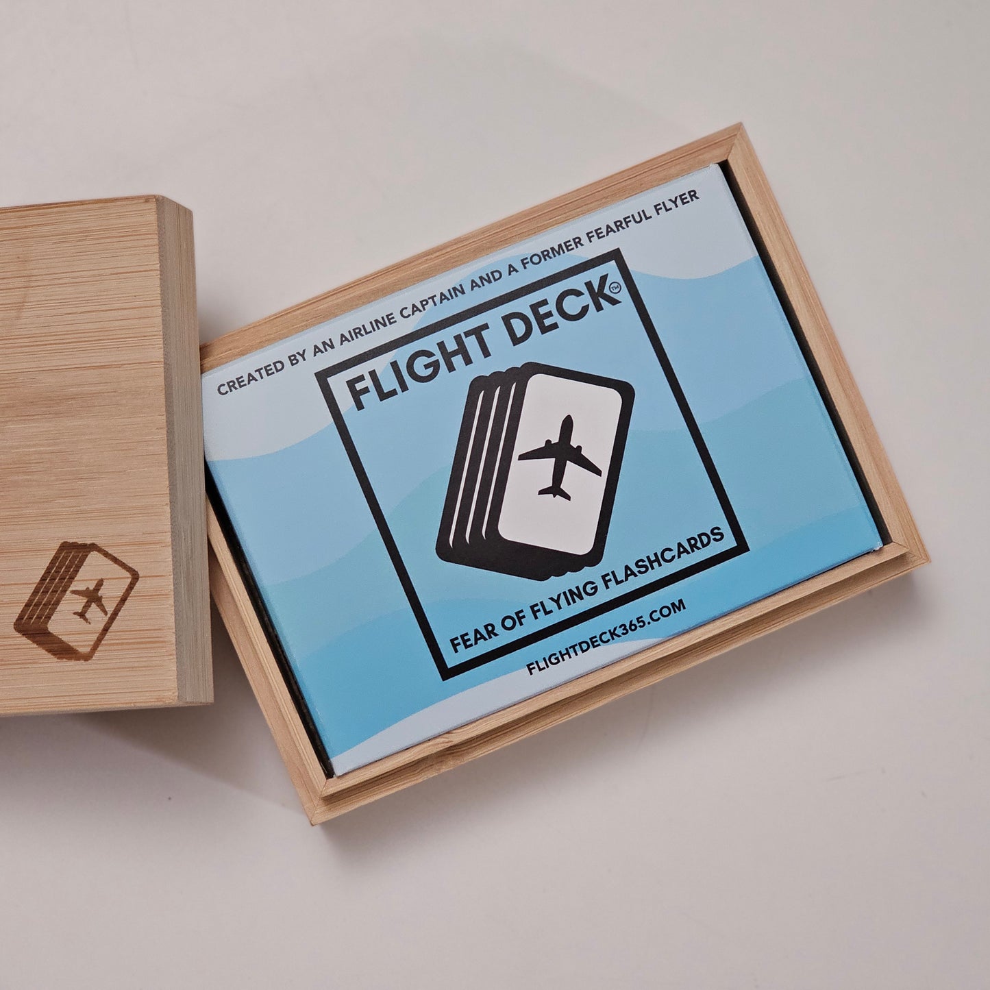 Bamboo Storage Case (flashcards not included)