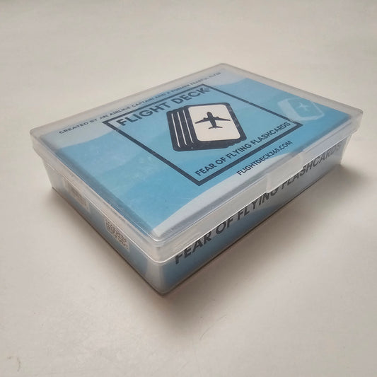 Flight Deck Clear Plastic Protective Case (flashcards not included)