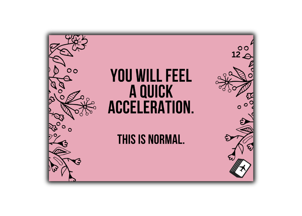 DOWNLOAD Fight Deck Fear of Flying Flashcards - TEA ROSE PINK