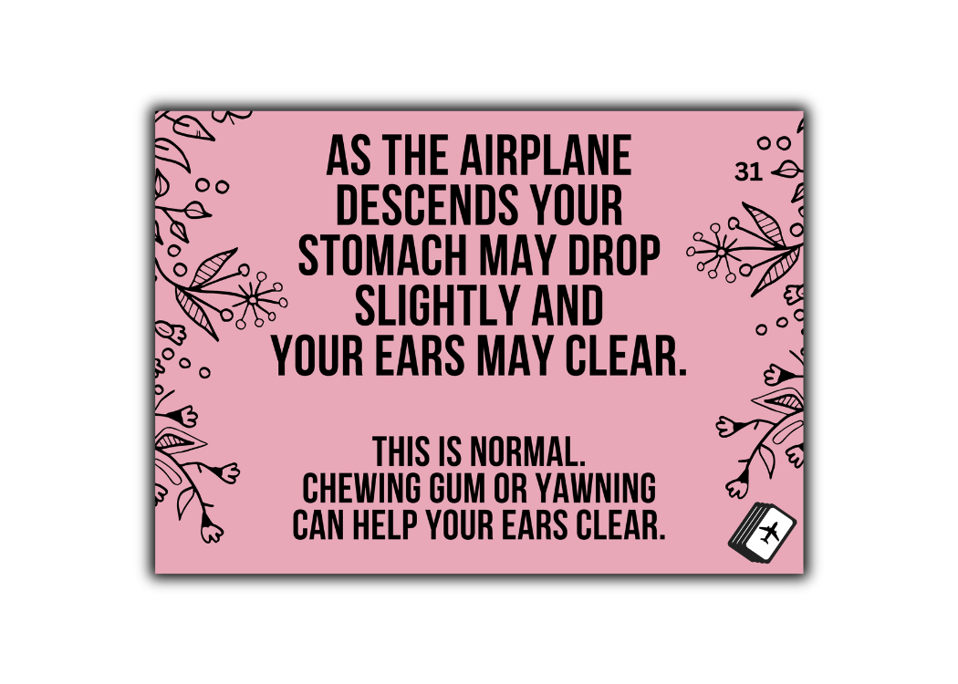 DOWNLOAD Fight Deck Fear of Flying Flashcards - TEA ROSE PINK