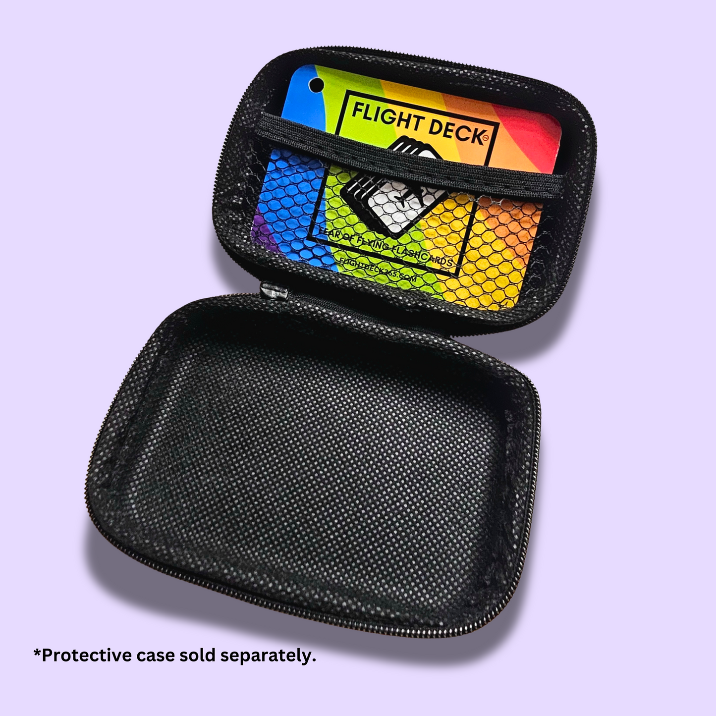 Flight Deck Fear of Flying Flashcards with Gold Ring Binder - RAINBOW LIMITED EDITION