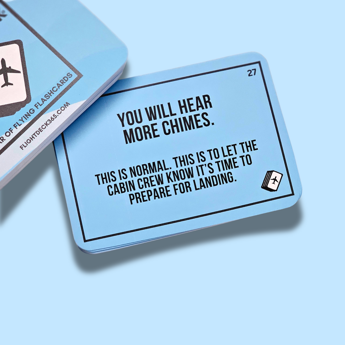 Flight Deck Fear of Flying Flashcards Boxed Set - BLUE WAVE