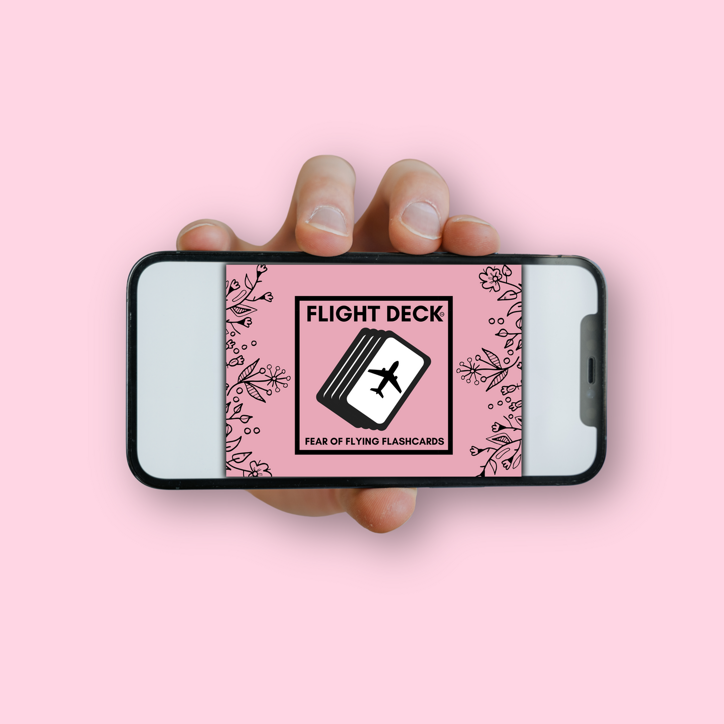 DOWNLOAD Fight Deck Fear of Flying Flashcards - TEA ROSE PINK