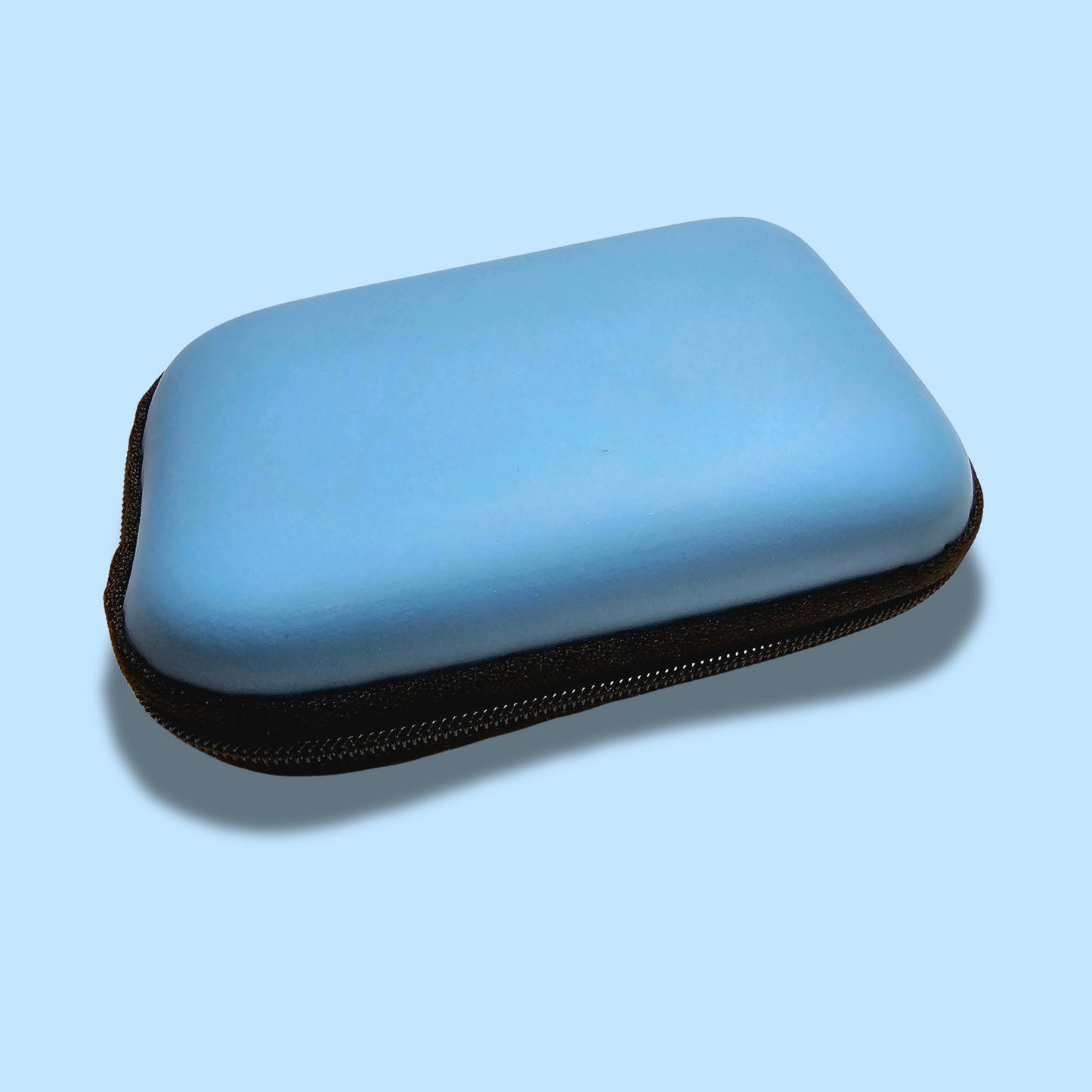 Soft Protective Storage Zipper Case - SKY BLUE (flashcards not included)