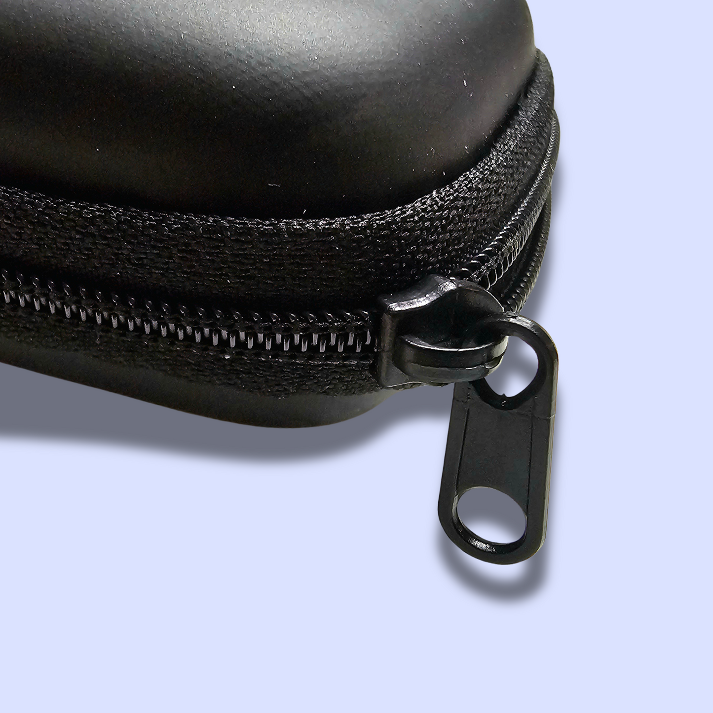 Soft Protective Storage Zipper Case - JET BLACK (flashcards not included)
