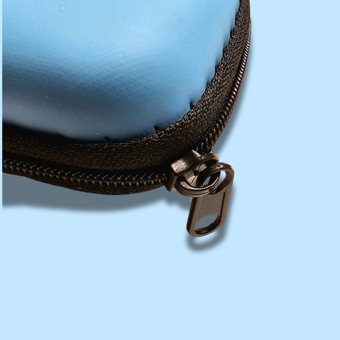 Soft Protective Storage Zipper Case - SKY BLUE (flashcards not included)