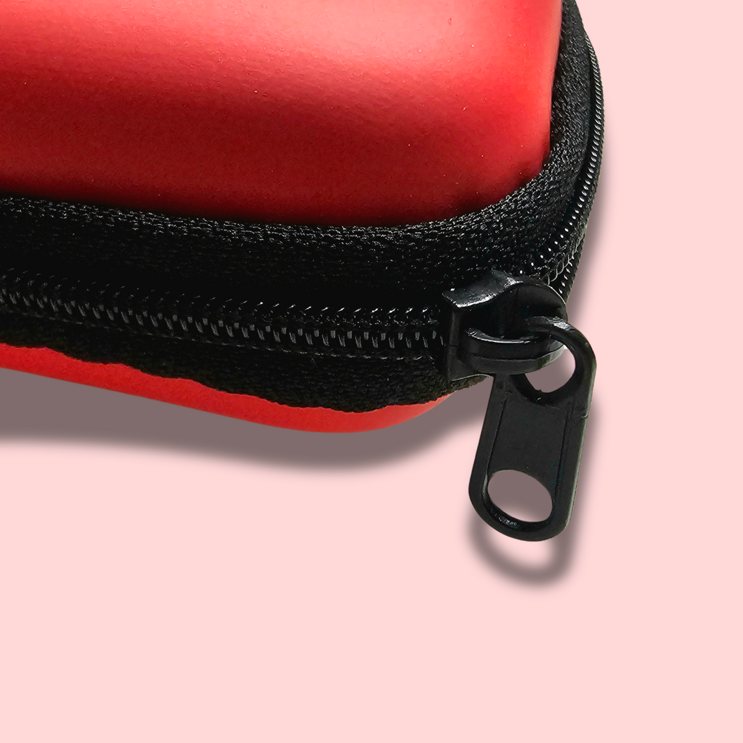 Soft Protective Storage Zipper Case - RACE CAR RED (flashcards not included)