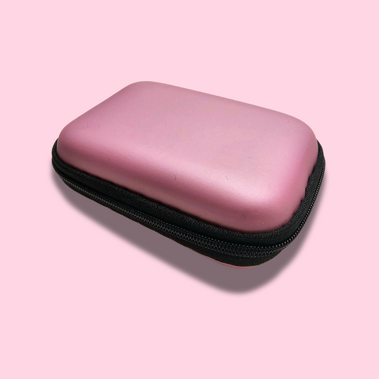 Soft Protective Storage Zipper Case - PEARL PINK (flashcards not included)