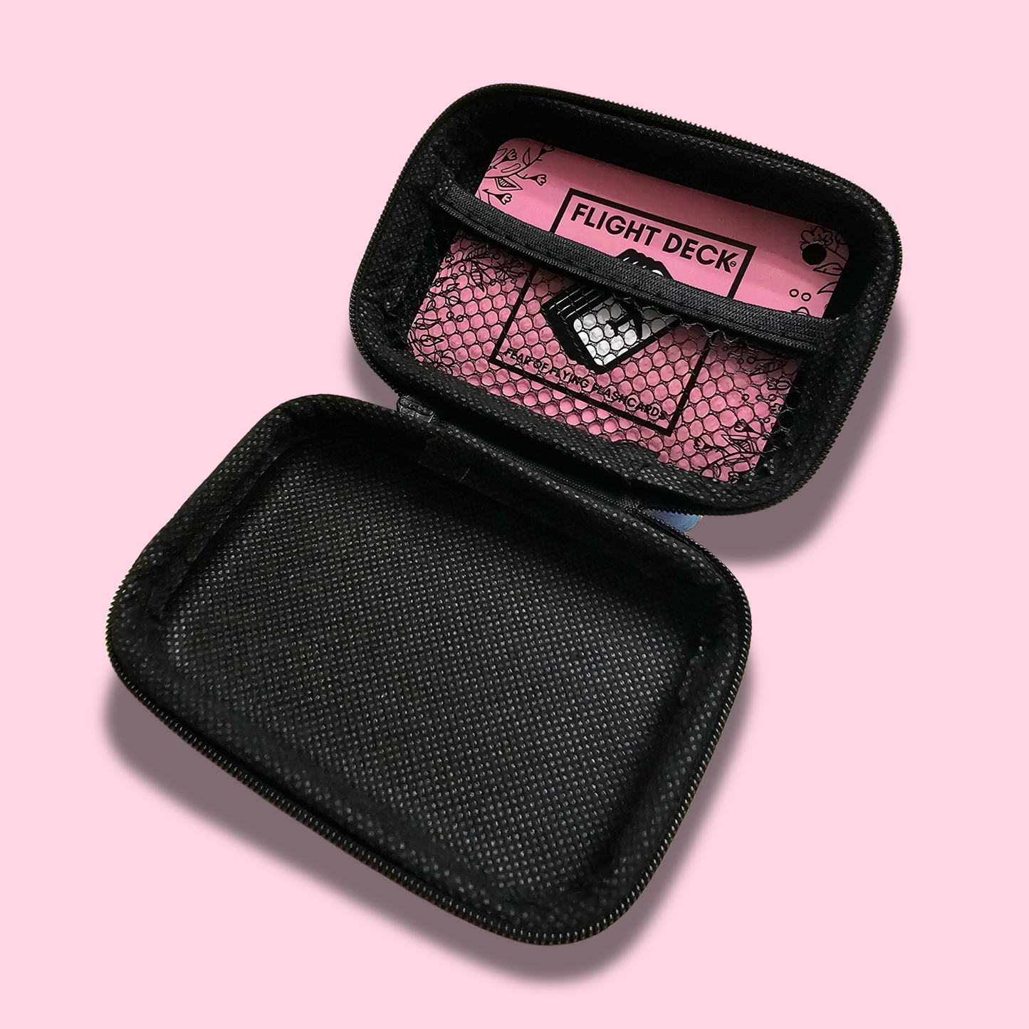 Soft Protective Storage Zipper Case - PEARL PINK (flashcards not included)