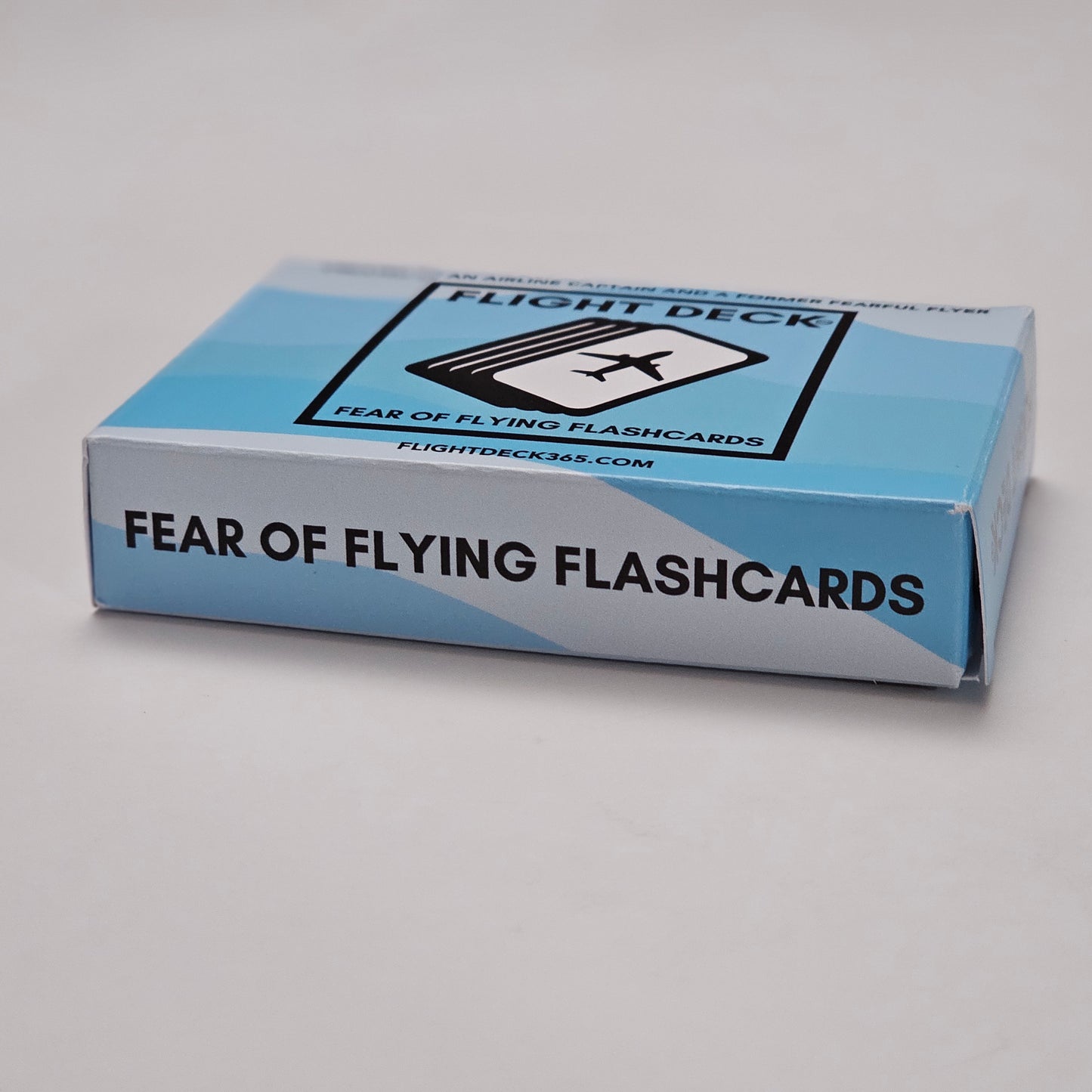 A- Flight Deck Fear of Flying Flashcards Blue Wave Design Boxed