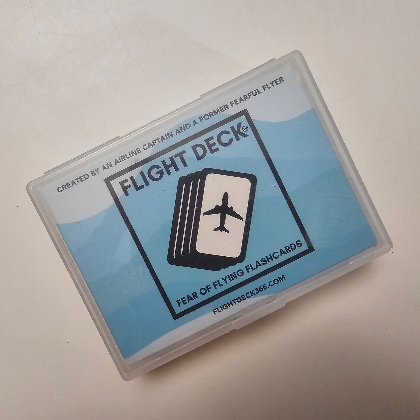 G- Flight Deck Clear Plastic Protective Case (flashcards not included)