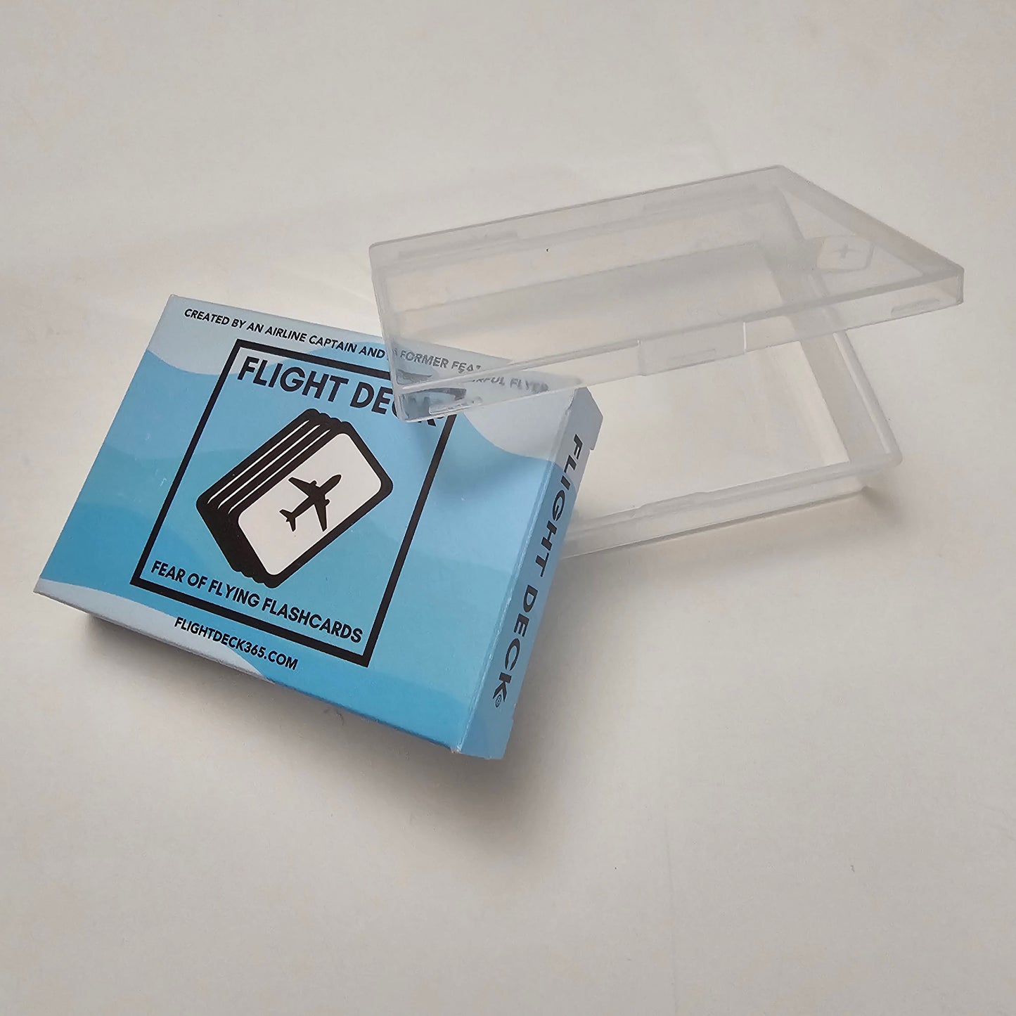 G- Flight Deck Clear Plastic Protective Case (flashcards not included)